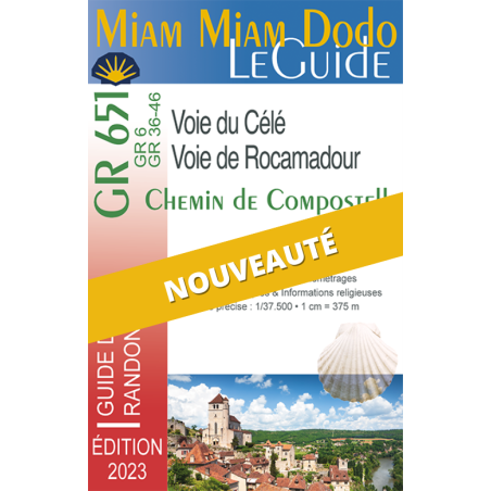 Miam Miam Dodo Variantes GR®65 : Voies du Célé et Rocamadour - Édition 2023