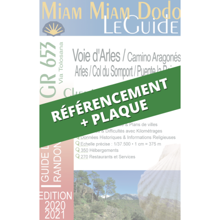 Référencement Miam Miam Dodo GR®65 + plaque millésimée + abonnement au site