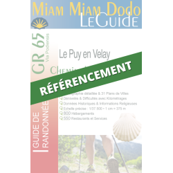 Voie du Puy : référencement Miam Miam Dodo + Plaque  (1 exemplaire papier du guide inclus)